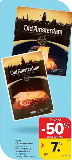 Carrefour Kaas Old Amsterdam aanbieding