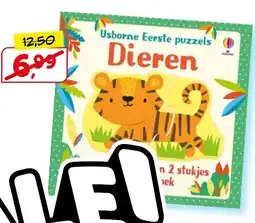 Boekenvoordeel Usborne eerste puzzels dieren aanbieding