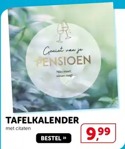 Boekenvoordeel Tafelkalender met citaten aanbieding