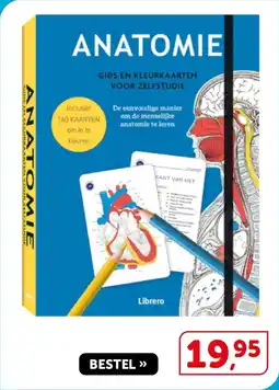 Boekenvoordeel Anatomie gids en kleurkaarten voor zelfstudie aanbieding