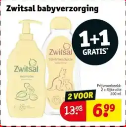 Kruidvat Zwitsal babyverzorging aanbieding