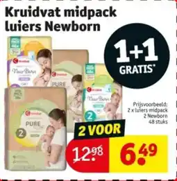 Kruidvat Kruidvat midpack luiers newborn aanbieding