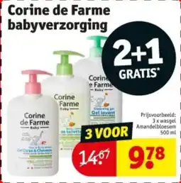 Kruidvat Corine de farme babyverzorging aanbieding