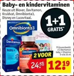 Kruidvat Baby- en kindervitaminen aanbieding
