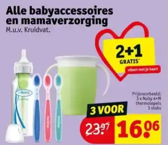 Kruidvat Alle babyaccessoires en mamaverzorging aanbieding