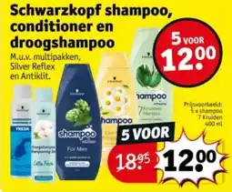 Kruidvat Schwarzkopf shampoo conditioner en droogshampoo aanbieding