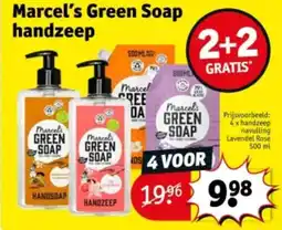 Kruidvat Marcel's green soap handzeep aanbieding