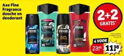 Kruidvat Axe fine fragrance douche en deodorant aanbieding