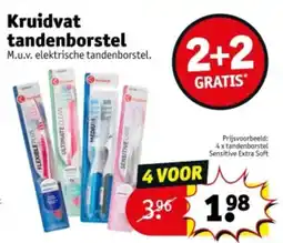 Kruidvat Kruidvat tandenborstel aanbieding