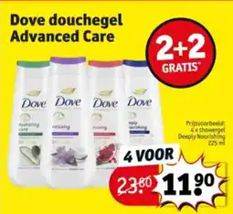 Kruidvat Dove douchegel advanced care aanbieding