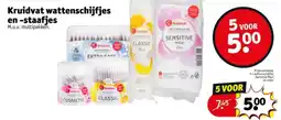 Kruidvat Kruidvat wattenschijfjes en staafjes aanbieding
