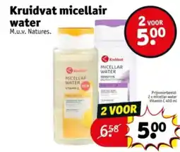 Kruidvat Kruidvat micellair water aanbieding