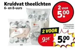 Kruidvat Kruidvat theelichten aanbieding