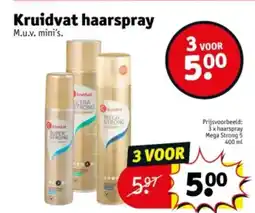 Kruidvat Kruidvat haarspray aanbieding