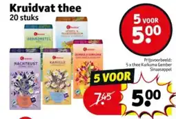 Kruidvat Kruidvat thee aanbieding