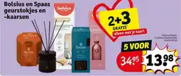 Kruidvat Bolsius en spaas geurstokjes en kaarsen aanbieding
