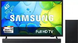 Coolblue Samsung 40 Full HD F6000F (2025) + Samsung HW-B450F Noir aanbieding