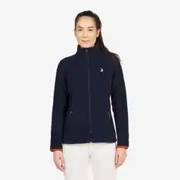 Decathlon Warme fleece jas voor zeilen dames 100 marineblauw aanbieding