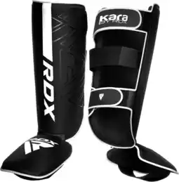 Decathlon F6 Kara MMA Scheenbeschermers Wit - Wit - Maat L aanbieding