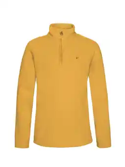 Decathlon B Perfecty Jr 1/4 Zip Top - Trui - 216_dark_yellow - jongens - Pisteskiën aanbieding