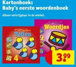 Kruidvat Kartonboek: Baby's eerste woordenboek aanbieding