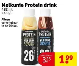 Kruidvat Melkunie Protein drink aanbieding