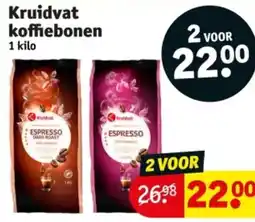Kruidvat Kruidvat koffiebonen aanbieding