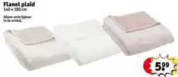 Kruidvat Flanel plaid aanbieding