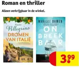 Kruidvat Roman en thriller aanbieding