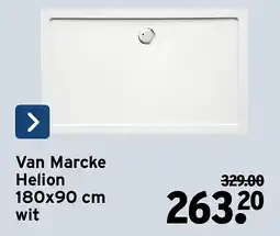 GAMMA Van Marcke Helion 180x90 cm wit aanbieding