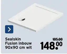 GAMMA Sealskin Fusion inbouw 90x90 cm wit aanbieding