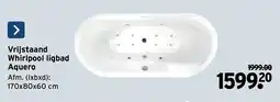 GAMMA Vrijstaand Whirlpool ligbad Aquero aanbieding