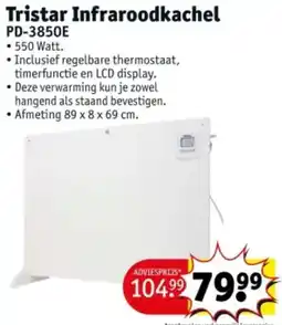 Kruidvat Tristar Infraroodkachel PD-3850E aanbieding
