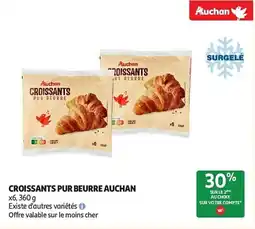 Auchan Croissants pur beurre auchan aanbieding