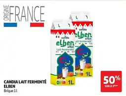 Auchan Candia lait fermenté elben aanbieding