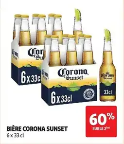 Auchan Bière corona sunset aanbieding