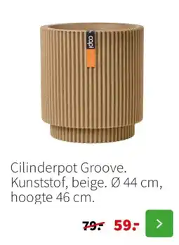 Intratuin Cilinderpot Groove aanbieding