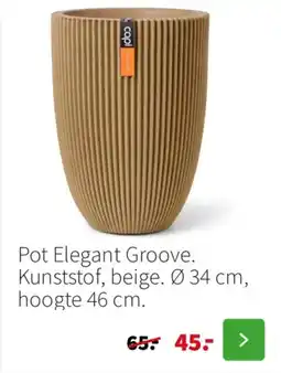 Intratuin Pot Elegant Groove aanbieding