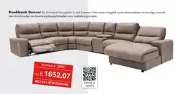 Woonsquare Hoekbank Denver aanbieding