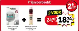 Kruidvat Garnier PureActive Pimple Patches + Maybelline New York Instant Age Eraser aanbieding