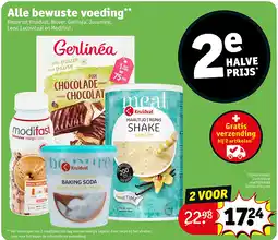 Kruidvat 2 x Kruidvat maaltijdshake Vanille 434 gram aanbieding