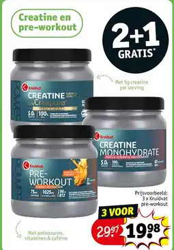 Kruidvat 3 x Kruidvat pre-workout aanbieding