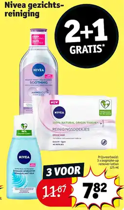 Kruidvat 3 x oogmake-up remover lotion 125 ml aanbieding