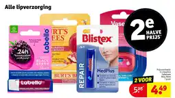 Kruidvat 2 x Vaseline lipbalsem Rosy Balm 7 gram aanbieding