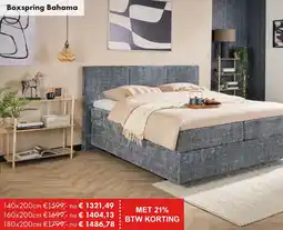 Woonsquare Boxspring Bahama aanbieding