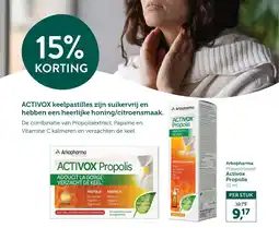 Holland & Barrett Activox Keelpastilles Zijn Suikervrij en Hebben een Heerlijke Honing / Citroensmaak aanbieding