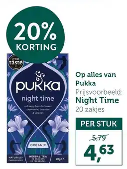 Holland & Barrett Op Op alles van Pukka aanbieding