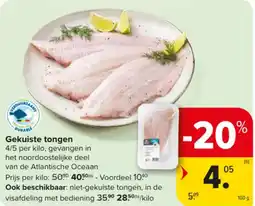 Carrefour Market Gekuiste Tongen aanbieding