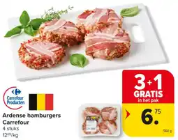 Carrefour Market Ardense Hamburgers Carrefour aanbieding