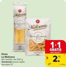 Carrefour Market Pasta La Molisana aanbieding